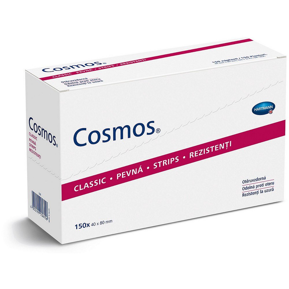 COSMOS Pevná náplast strips 80 x 40 mm 50 x 3ks