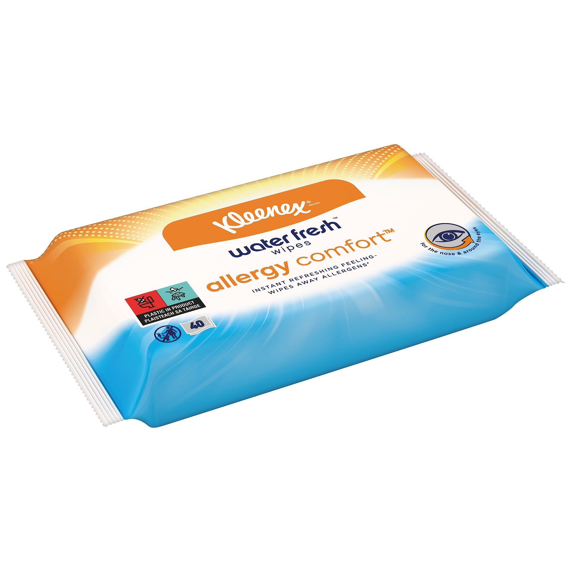Kleenex Allergy Comfort Wipes vlhčené ubrousky 40 ks