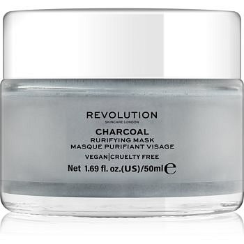 Revolution Skincare Charcoal čisticí pleťová maska  50 ml
