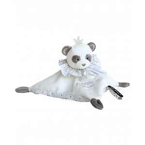 Doudou et Compagnie Paris Dárková sada - plyšový muchláček panda 20 cm