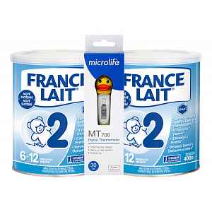FRANCE LAIT 2 Duo + Teploměr dig.Microlife MT 700 Dětský