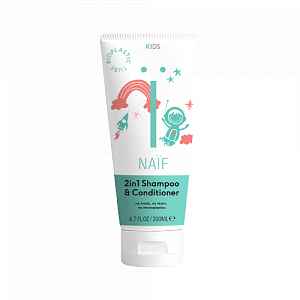 NAÏF Dětský šampon a kondicionér 2v1 pro snadné rozčesávání 200 ml