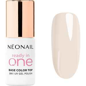 NEONAIL Ready In One 3in1 UV Gel Polish gelový lak na nehty s diamantovým práškem odstín 02 One Coconut Milk 7.2 ml