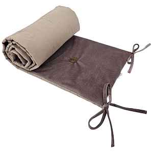 EKO Mantinel do postýlky bavlněný Velvet Dark Pink 360cm