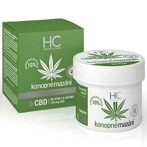 HEALTH CULTURE CBD Konopné mazání 125 ml