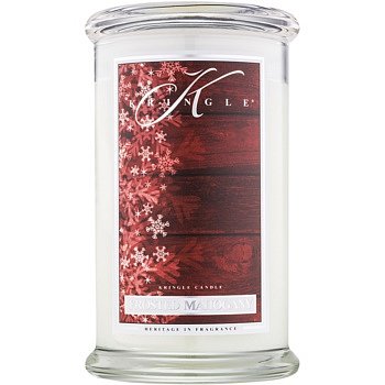 Kringle Candle Frosted Mahogany vonná svíčka 624 g