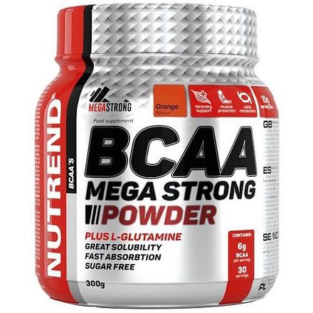 BCAA MEGA STRONG POWDER 300 g pomeranč