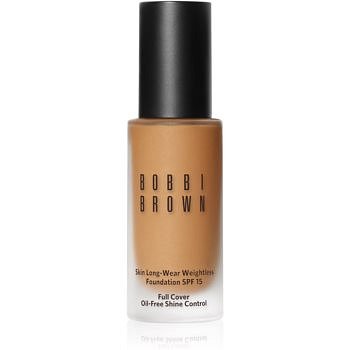 Bobbi Brown Skin Long-Wear Weightless Foundation dlouhotrvající make-up SPF 15 odstín Golden Natural (W-058) 30 ml