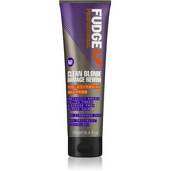 Fudge Care Clean Blonde fialový tónovací šampon pro blond a melírované vlasy 250 ml