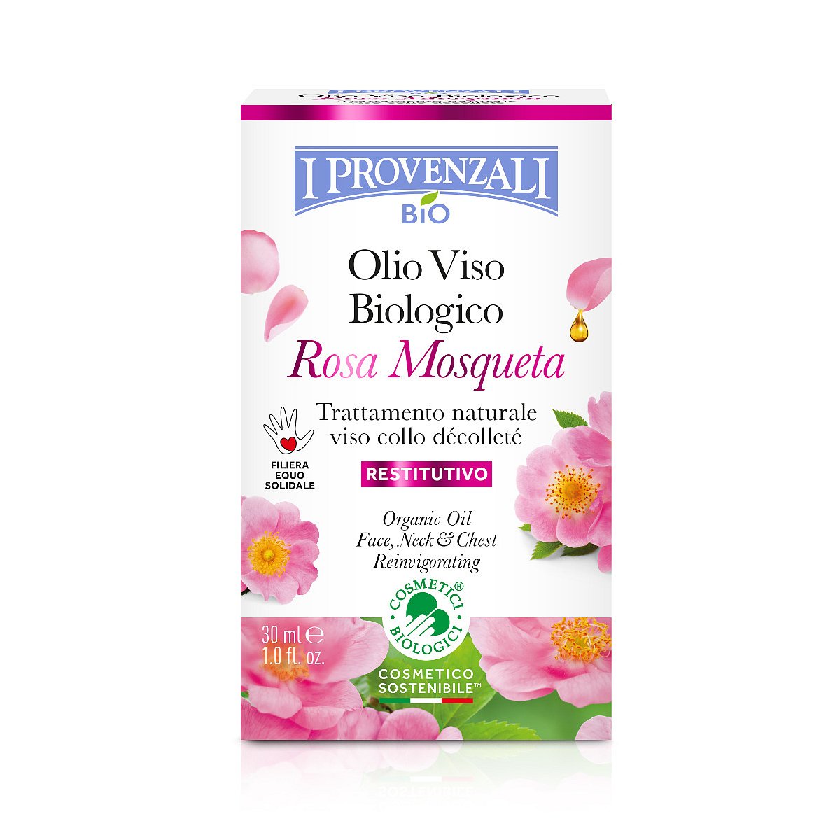 I Provenzali BIO Repair pleťový olej Rosa 30 ml