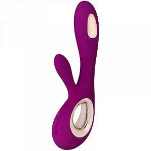LELO Soraya Wave vibrátor s výběžkem, fialový