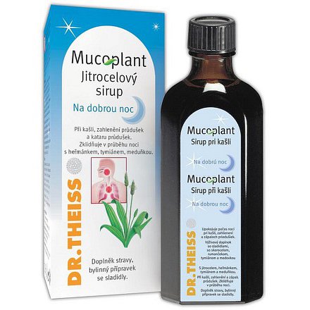 Mucoplant Jitrocelový sirup Na dobrou noc 100ml