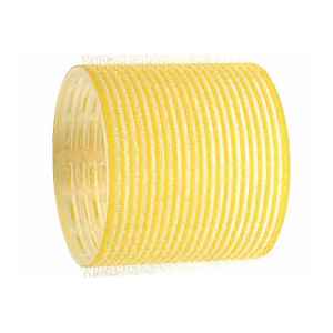 Natáčky na vlasy Duko Velcro pr.64 mm, 6 ks - samodržící, žluté (15/Ja)