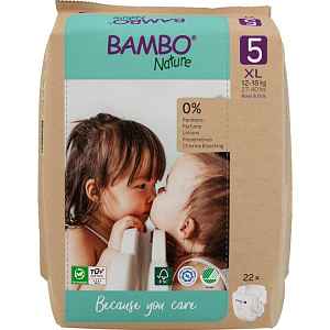 Bambo Nature 5 Děts.plen.kalh.pap.bag 12-18kg 22ks