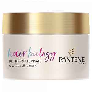 Pantene Hair Biology De-frizz & Illuminate maska 160ml