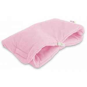 Baby Nellys Luxusní rukávník Velvet , 40 x 20cm - sv. růžová