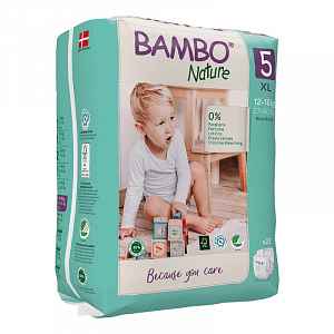 Bambo Nature 5 Děts.plen.kalh.pap.bag 12-18kg 22ks