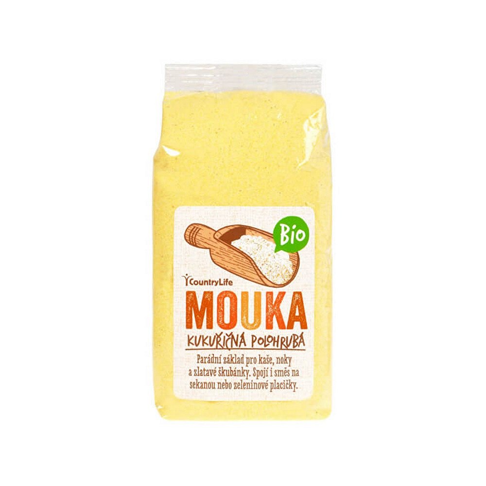 Country Life mouka kukuřičná polohrubá Bio 400 g