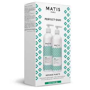 Matis Paris Perfect DUO odličovací DUO set pro mastnou pleť  2x400 ml