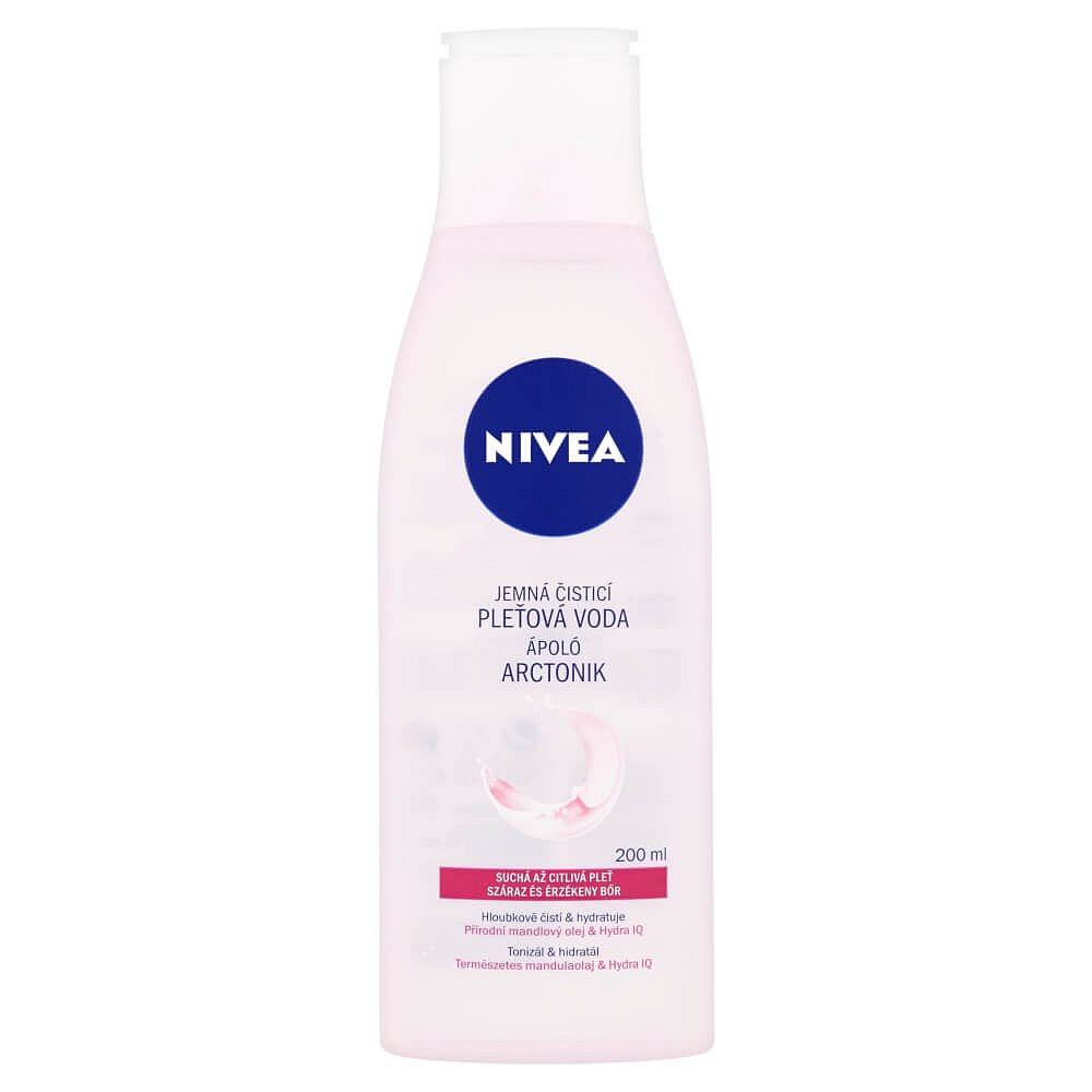 NIVEA Visage čistící pleťová voda suchá/citlivá pleť 200 ml