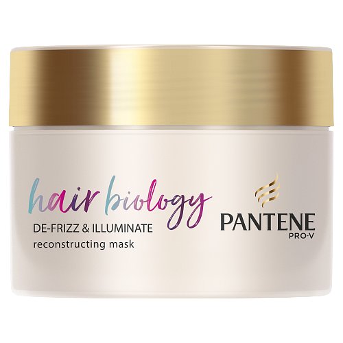 Pantene Hair Biology De-frizz & Illuminate maska 160ml