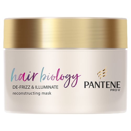 Pantene Hair Biology De-frizz & Illuminate maska 160ml