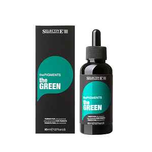 Ultra koncentrované čisté pigmenty Selective Professional ThePigments TheGreen - 80 ml, zelené