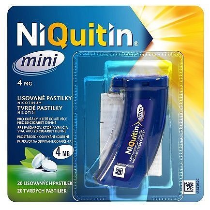 NiQuitin mini 4mg pastilky 20ks