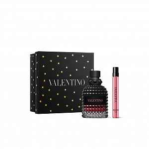 Valentino Born in Roma Uomo Intense dárková sada (parfémová voda 50 ml + cestovní balení vůně 10 ml) pánská