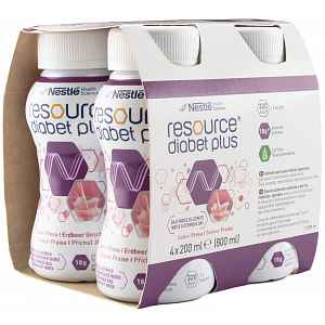 Resource Diabet Plus Jahoda 4x200ml