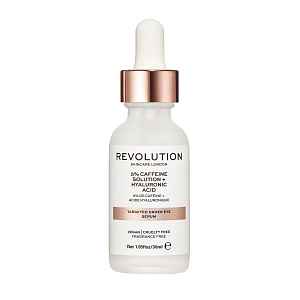 Revolution Skincare 5% Caffeine solution + Hyaluronic Acid sérum na oční okolí  30 ml