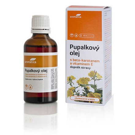 AROMATICA Pupalkový olej s beta-karot.a vitamín E 50 ml