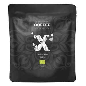 BrainMax Coffee, Káva Peru Grade 1 BIO, 250g, Zrno