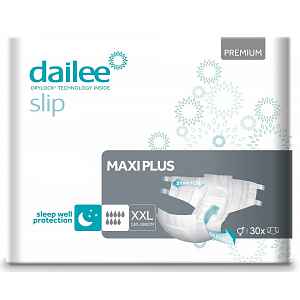 Dailee Slip Premium maxi plus xxl, kalhotky absorpční zalepovací, 30ks