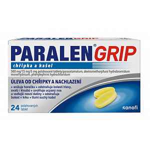 Paralen Grip chřipka a kašel 24 tablet