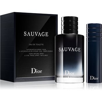 Dior Sauvage dárková sada II. toaletní voda 100 ml + toaletní voda plnitelná 10 ml