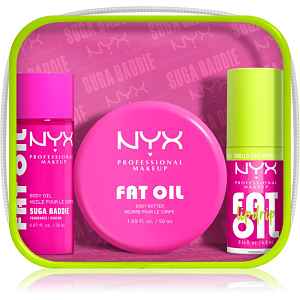 NYX Professional Makeup Fat Oil Body sada na tělo s vůní Suga Baddie 3 ks