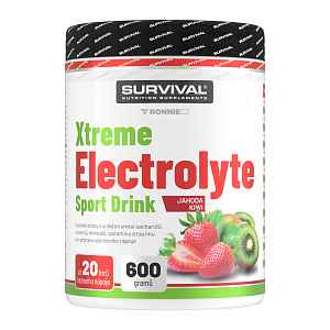 Survival Xtreme Electrolyte Sport Drink 600 g jahoda-kiwi