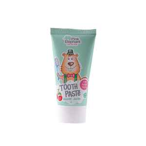 Dětská zubní pasta s příchutí třešně Pink Elephant Bobřík Petr - 50 ml