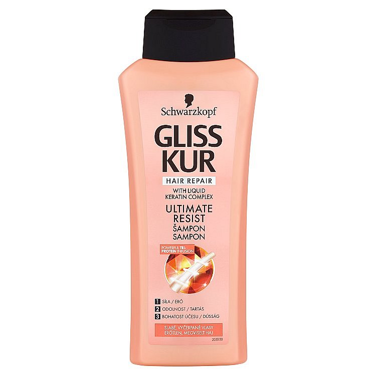 Gliss Kur Ultimate Resist Šampon pro slabé, vyčerpané vlasy 400 ml