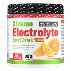 Survival Xtreme Electrolyte Sport Drink 300 g pomeranč