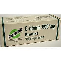 C-vitamin 1000 Pharmavit perorální tablety šumivé 10 x 1000 mg