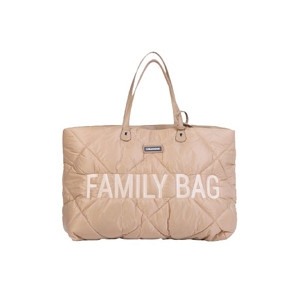 Childhome Cestovní taška Family Bag Puffered Beige