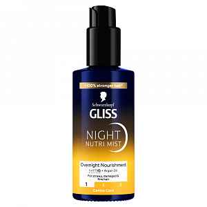Gliss Night Nutri Mist sprej na vlasy 100 ml