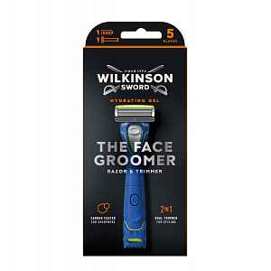 Wilkinson Hydrating Gel The Face Groomer 2in1 holicí strojek 1 ks