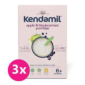 Kendamil s černým rybízem a jablky 3 x 150 g