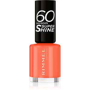 Rimmel 60 Seconds Super Shine lak na nehty odstín 404 Ora-ngy Vibe 8 ml