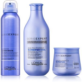 L’Oréal Professionnel Serie Expert Blondifier výhodné balení I. (pro zesvětlené, melírované studené blond vlasy)