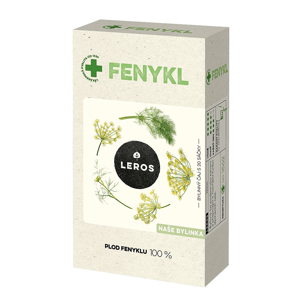 LEROS Naše bylinky Fenykl bylinný čaj 20 sáčků