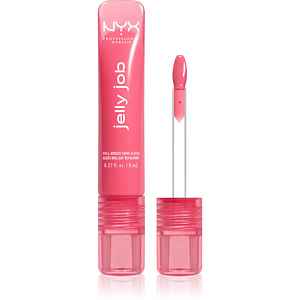 NYX Professional Makeup Jelly Job zářivý lesk na rty se zvětšujícím efektem odstín Jelly Blushin 7.5 ml